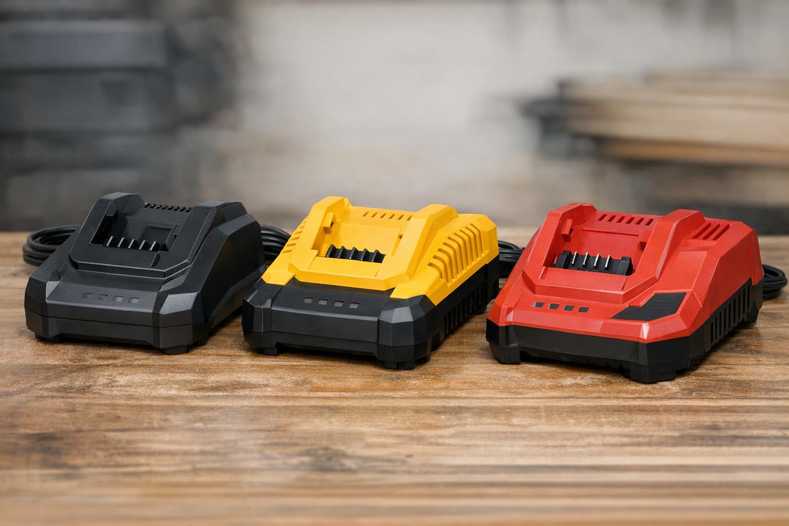 Jak wybrać szybkie i bezpieczne ładowarki do popularnych akumulatorów: Bosch, Dewalt i Milwaukee